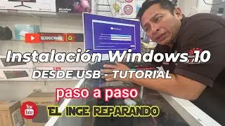 como instalar windows 10  en 2024 lap, pc, all in one