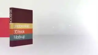 Create a photorealistic 3D book mockup