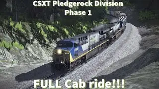 Cab Ride!!! | CSXT Pledgerock Division Phase 1 Full Cab ride!!!