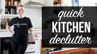 Clean with Me | Quick Kitchen Declutter | Big Family Small Kitchen