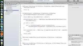 Working with UITableViewDataSource protocol in iOS Part2