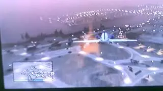 Landing plane on bridge scene from SWAT in GTA V