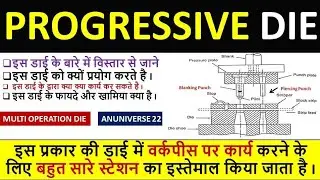 Progressive Die || Types of Dies