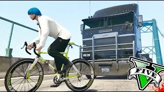 BIKES VS TRUCK TROLLING TRUCKS ARE BACK!! A thousand laughs!! GTA V ONLINE Makiman