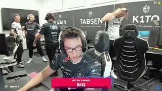 эмоции BIG после победы над evil geniuses