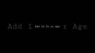 Add 10 To ur Age #shorts