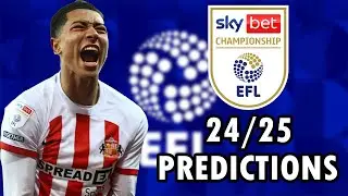 MY 2024/25 CHAMPIONSHIP PREDICTIONS!