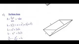 differential calculus optimisation vid eg 2