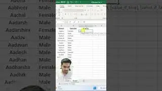 How to add Mr. and Mrs. in excel | Best Way to Add Male and Female Mr. and Mrs. in #excel #shorts