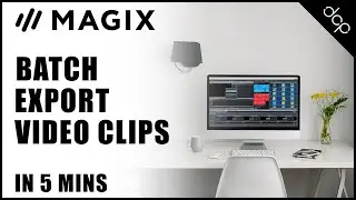 Batch Movie Exporting Tutorial - Learn Magix Movie Edit Pro 2020