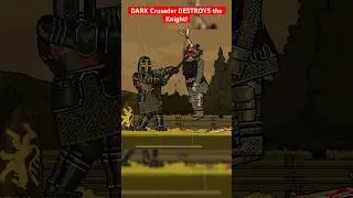 DARK Crusader VS Knight!! #shorts #swordfighting #medieval #crusader #knight #gamingmoments