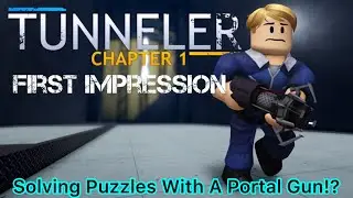 Solving PUZZLES With PORTALS!? - Tunneler - Roblox Portal