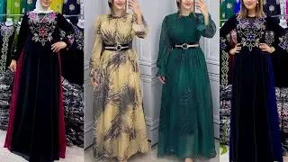 Энг сунгги модадаги узун либослар сотувда!