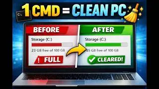 One CMD Command to Clean Your Computer 🔥
