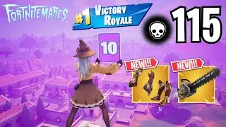 115 Elimination LEXA HEXBRINGER Solo vs Squads WINS Gameplay (FORTNITEMARES CHAPTER 5 SEASON 4)!