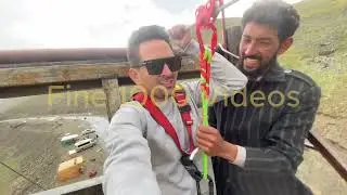 zip liner breaking goes wrong #Would you try this zip line #This is absolutely terrifying