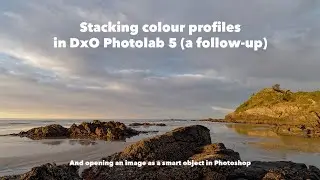 Using DNG export to double apply colour profiles in DxO Photolab 5