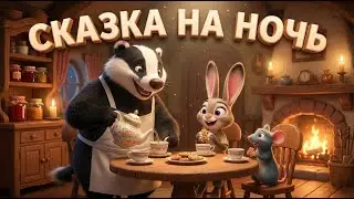 Ворчливый Барсук и Урок Дружбы 🦡 Добрая СКАЗКА НА НОЧЬ (Аудиосказка)