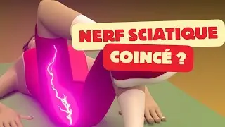 Soulager la sciatique: exercice pour le nerf sciatique coincé (piriforme)