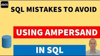 Ampersand in SQL | using Ampersand in SQL