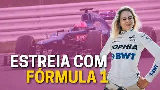 SOPHIA FLÖRSCH PILOTARÁ FÓRMULA 1 PELA PRIMEIRA VEZ