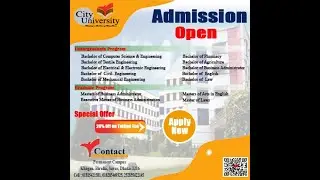 Admission Open City University 2023
