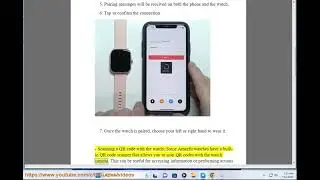 Get a QR code on Amazfit watch? Amazfit watch instructions? Change the time on Amazfit watch?