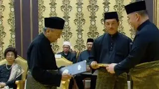 Dr Tun Mahathir Mohammad Sworn in Ceremony