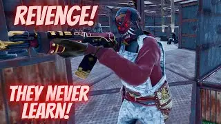 Our Revenge Raid! Huge lauch fight! Rust console edition!