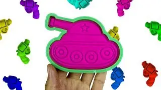 Come fare dalla pistola Play Doh la Super giocattoli animali Sorpresa, Impara i Colori