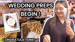 THE WEDDING PREPS BEGIN | CONGRATULATIONS!!