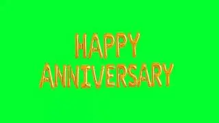 happy anniversary name green screen copyright free video