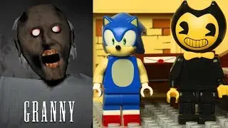 Lego Granny vs Sonic the Hedgehog and Bendy