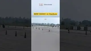 BMW S1000rr vs Hayabusa Drag race 🔥 #shorts #dragrace #s1000rr #bmw #hayabusa