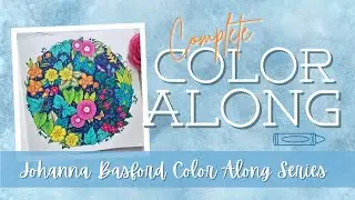 Johanna Basford Color Along Series - Magical Jungle Floral Circle