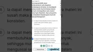Post Tes Modul 2 Topik Penyesuaian Pembelajaran dengan kebutuhan dan Karakteristik Murid SMP - SMA