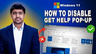 How to Disable 'How to Get Help' Popup in Windows 10/11: Quick Fix