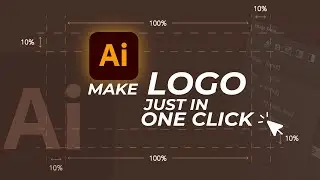 How to make Free Logo Professionally Just in One Click | Adobe illustrator |Vector | 5 minutes Craft