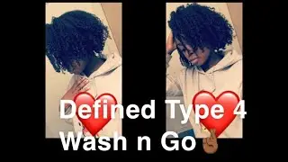 My weekly wash n' go| Type 4 Natural Hair