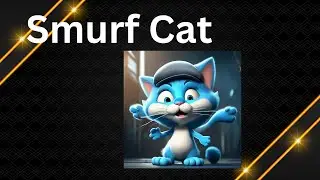 Smurf Cat by Discord - HD picture - Bluewillow #canva #canvalove