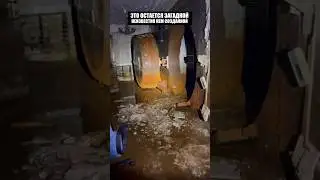 A man discovered a bunker containing a huge safe.