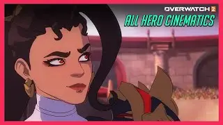 Overwatch 2 | Vendetta (Lupa) Cinematic + All Hero / Story Trailers [New DPS Hero]
