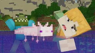 Axolotl Saved Alex | Steve and Alex Life (Minecraft Animation)