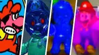 Evolution of Evil Mario in Super Mario Games (1982 - 2017)