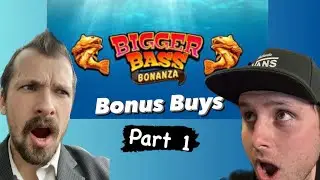 BUYING ALL THE BONUSES - BIG BASS SLOTS - PART 1