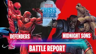 Marvel Crisis Protocol Batrep Midnight Sons vs Defenders S05E40