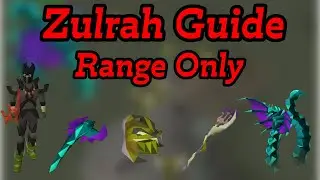 Zulrah Range Only Guide OSRS | No Switching BOWFA Only 2025