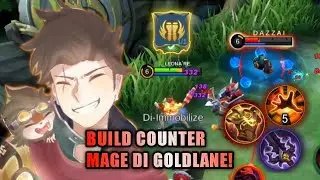 NEW BEST BUILD CLAUDE FOR COUNTER ENEMY BURST DAMAGE MAGE ON SIDELANE! | TOP GLOBAL CLAUDE - MLBB