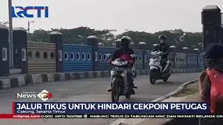Demi Menghindari Check Point Petugas, Warga dan Pemudik Menggunakan Jalan Tikus - SIP/ 27/04