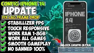 Update❗IPHONE 14 All Non Root Game Modules | Fix Frame Drop Delay | Improve Your Device Perfomance
